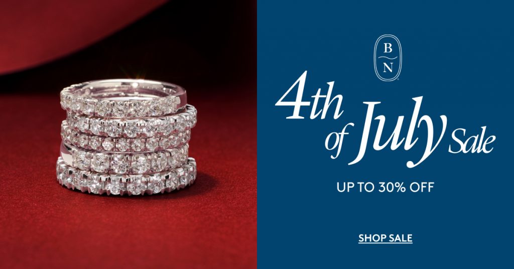 blue nile july 4th jewelry sale