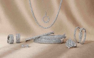 April birthstone jewelry. 