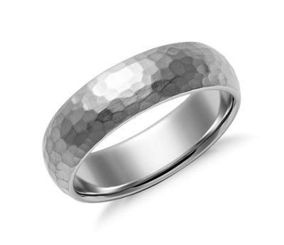 Men's Mokume Ring with Palladium and Silver Woodgrain Metal | TWISTED WOOD  — Steven Jacob