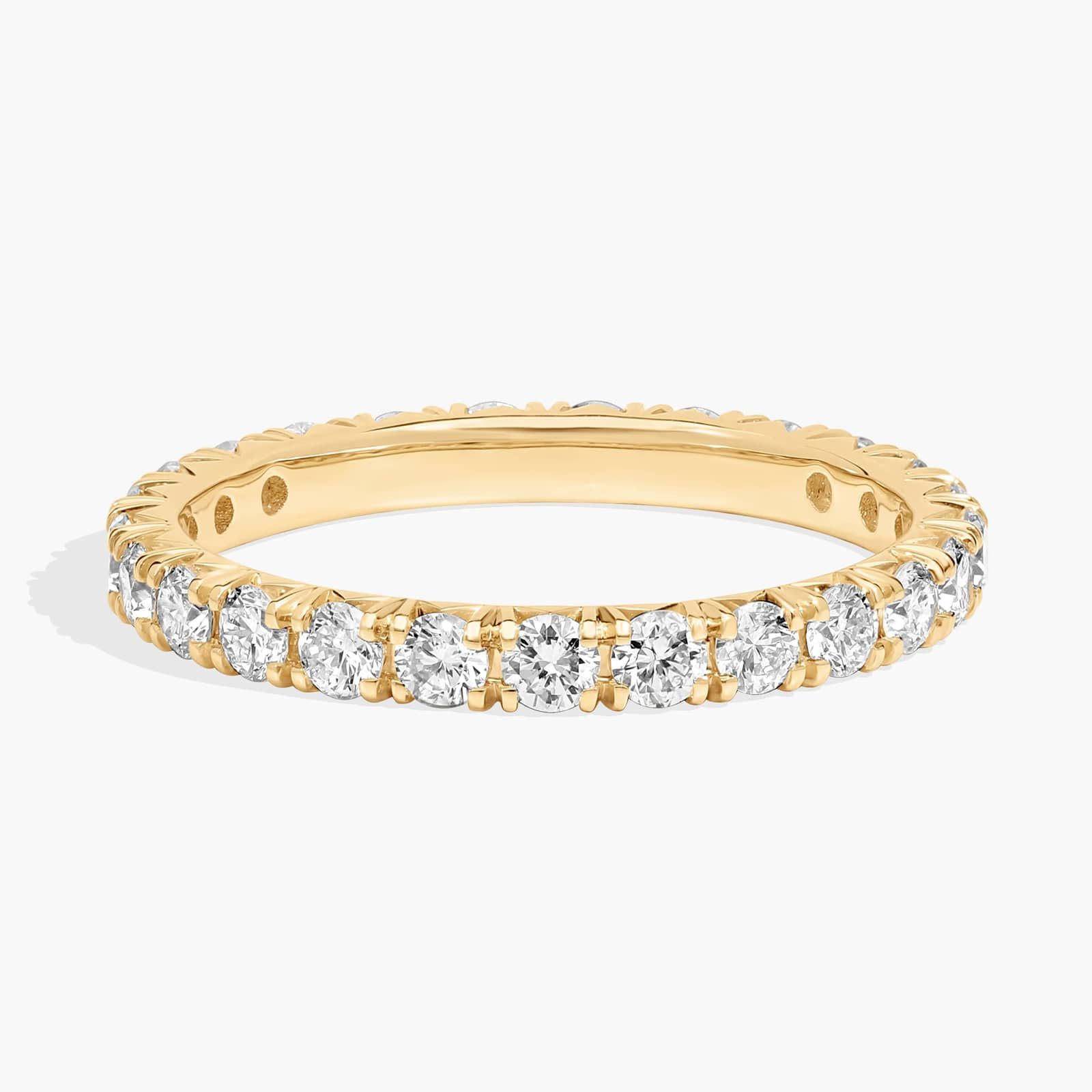 Lab-grown diamond eternity ring