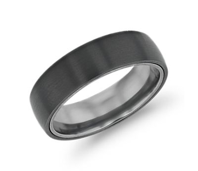 Two-Tone Titanium Wedding Ring