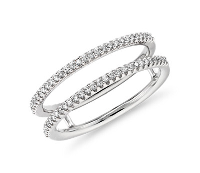 Delicate Open Shank Diamond Fashion Ring