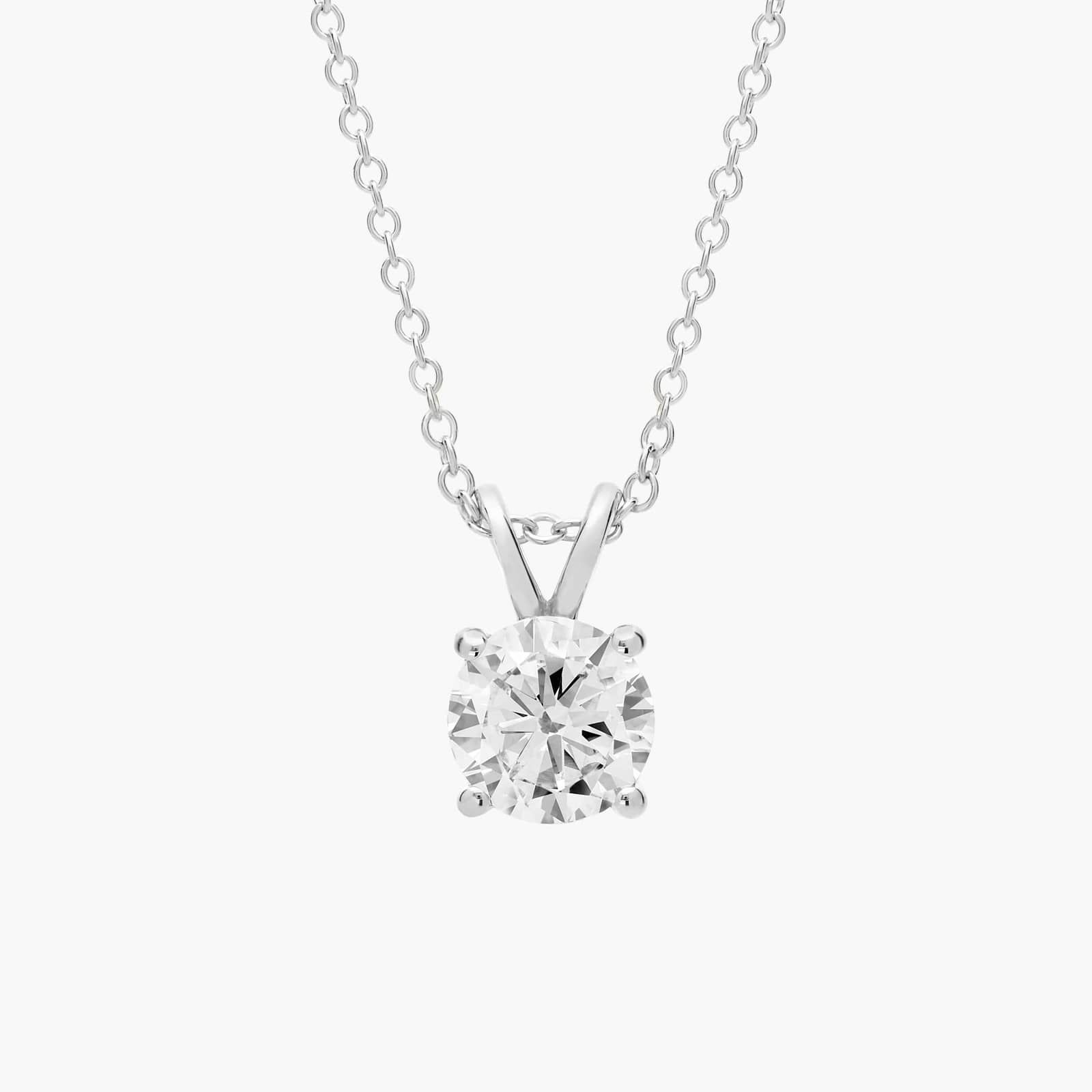 Lab-Grown Diamond Solitaire Pendant