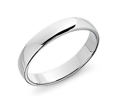 White hot sale metal ring