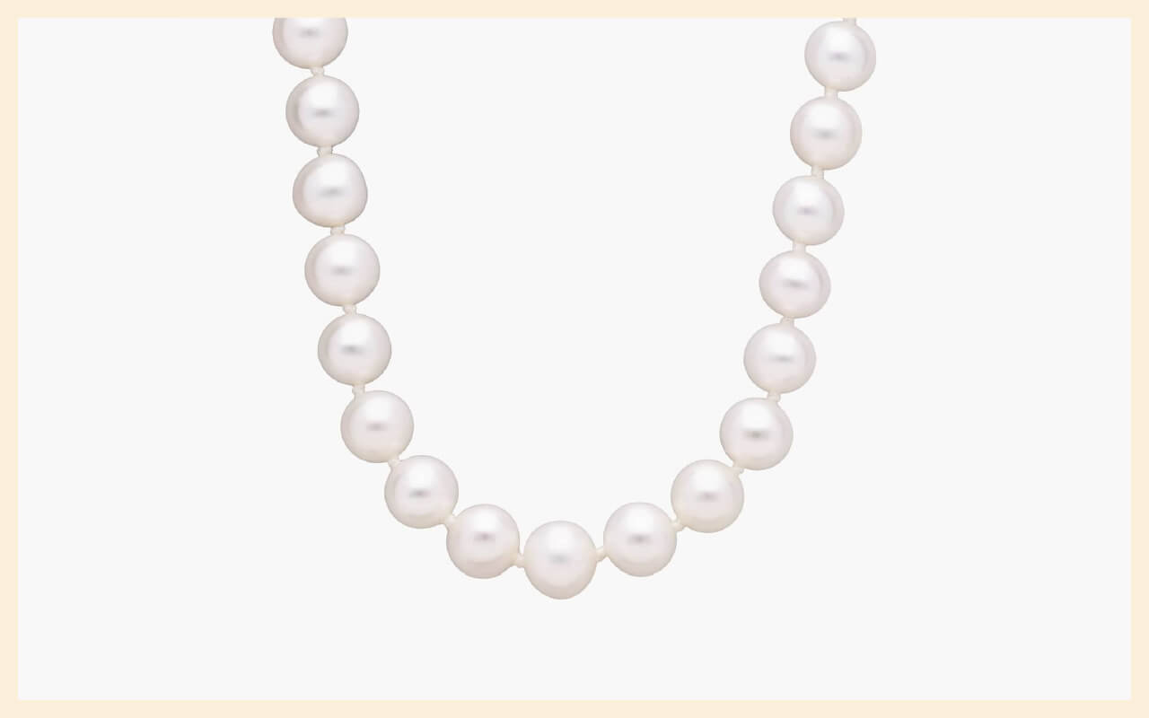 18-inch freshwater cultured pearl strand necklace