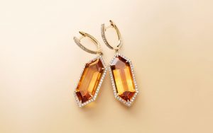 Citrine earrings