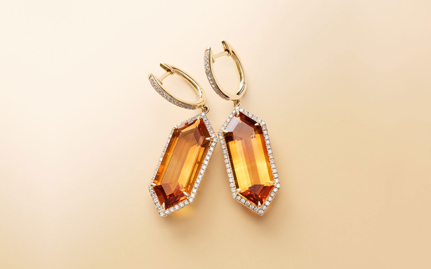 Citrine earrings